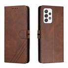 For Samsung Galaxy A53 5G Cow Texture Leather Phone Case(Brown) - 1