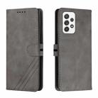 For Samsung Galaxy A53 5G Cow Texture Leather Phone Case(Grey) - 1