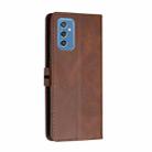 For Samsung Galaxy M52 5G Cow Texture Leather Phone Case(Brown) - 3