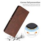 For Samsung Galaxy M52 5G Cow Texture Leather Phone Case(Brown) - 5
