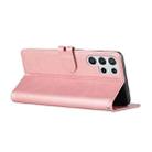 For Samsung Galaxy S22 Ultra 5G Cow Texture Leather Phone Case(Rose Gold) - 4