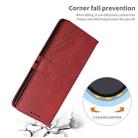 For Samsung Galaxy S22 Ultra 5G Cow Texture Leather Phone Case(Red) - 5