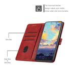 For Samsung Galaxy S22 Ultra 5G Cow Texture Leather Phone Case(Red) - 6
