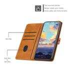 For Samsung Galaxy S22 Ultra 5G Cow Texture Leather Phone Case(Yellow) - 6