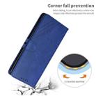 For Samsung Galaxy S22 Ultra 5G Cow Texture Leather Phone Case(Blue) - 5