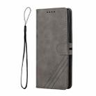 For Samsung Galaxy S22 Ultra 5G Cow Texture Leather Phone Case(Grey) - 2