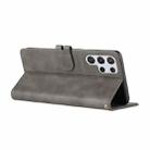 For Samsung Galaxy S22 Ultra 5G Cow Texture Leather Phone Case(Grey) - 4