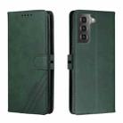 For Samsung Galaxy S22 5G Cow Texture Leather Phone Case(Green) - 1