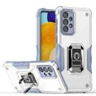 For Samsung Galaxy A33 5G Ring Holder Non-slip Armor Phone Case(White) - 1