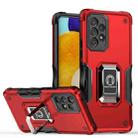 For Samsung Galaxy A53 5G Ring Holder Non-slip Armor Phone Case(Red) - 1