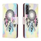For Samsung Galaxy S22+ 5G Colored Drawing Leather Phone Case(Dreamcatcher) - 1