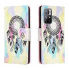 For Xiaomi Redmi Note 11 5G Colored Drawing Leather Phone Case(Dreamcatcher) - 1