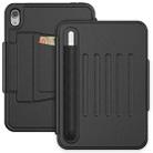 For iPad mini 6 Smart B Magnetic Leather Tablet Case(Black) - 1