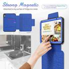 For iPad mini 6 Smart B Magnetic Leather Tablet Case(Blue) - 6