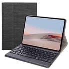 SFGO Tree Texture Bluetooth Keyboard Leather Case For Microsoft Surface Go 3 / 2 / 1(Black + Black) - 1
