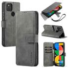 For Google Pixel 5A 5G DG.MING Retro Oil Side Horizontal Flip Leather Case with Holder & Card Slots & Wallet(Grey) - 1