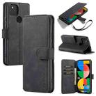 For Google Pixel 5A 5G DG.MING Retro Oil Side Horizontal Flip Leather Case with Holder & Card Slots & Wallet(Black) - 1