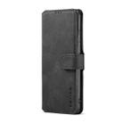 For Huawei P50 Pro DG.MING Retro Oil Side Horizontal Flip Leather Case with Holder & Card Slots & Wallet(Black) - 2