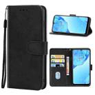 Leather Phone Case For TCL 20B(Black) - 1