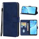 Leather Phone Case For TCL 20B(Blue) - 1