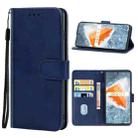 Leather Phone Case For vivo iQOO 9(Blue) - 1