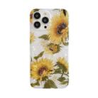 Shell Texture TPU Phone Case For iPhone 12 / 12 Pro(Sunflower) - 1