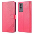 For vivo Y76s / Y74s AZNS Sheepskin Texture Flip Leather Phone Case(Red) - 1