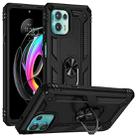 For Motorola Moto Edge 20 Lite Shockproof TPU + PC Phone Case(Black) - 1