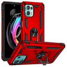 For Motorola Moto Edge 20 Lite Shockproof TPU + PC Phone Case(Red) - 1