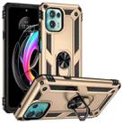 For Motorola Moto Edge 20 Lite Shockproof TPU + PC Phone Case(Gold) - 1