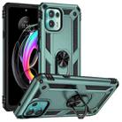 For Motorola Moto Edge 20 Lite Shockproof TPU + PC Phone Case(Dark Green) - 1