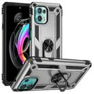 For Motorola Moto Edge 20 Lite Shockproof TPU + PC Phone Case(Silver) - 1