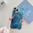 TPU Soft Protective Phone Case For iPhone 13(Sea Wave Stone) - 1