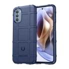 For Motorola Moto G31 / G41 Full Coverage Shockproof TPU Phone Case(Blue) - 1