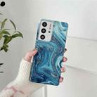 For Samsung Galaxy S22 TPU Soft Protective Phone Case(Sea Wave Stone) - 1