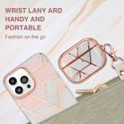 Anti-drop Stitching Earphone Protective Case with Lanyard For AirPods Pro(Stitching Purple Flowers) - 5