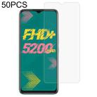 50 PCS 0.26mm 9H 2.5D Tempered Glass Film For Infinix Hot 11 - 1