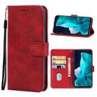 Leather Phone Case For Xiaomi 11i HyperCharge(Red) - 1