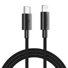 JOYROOM S-1024M13 20W PD Type-C / USB-C to 8 Pin Fast Charging Cable, Length:1m(Black) - 1