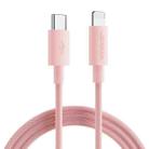 JOYROOM S-1024M13 20W PD Type-C / USB-C to 8 Pin Fast Charging Cable, Length:1m(Pink) - 1