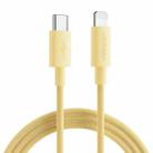 JOYROOM S-2024M13 20W PD Type-C / USB-C to 8 Pin Fast Charging Cable, Length:2m(Yellow) - 1