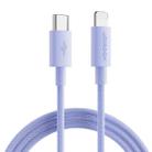 JOYROOM S-2024M13 20W PD Type-C / USB-C to 8 Pin Fast Charging Cable, Length:2m(Purple) - 1