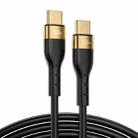 JOYROOM S-1250N18-10 100W Type-C / USB-C to Type-C / USB-C Liquid Silicone Charging Cable, Length:1.2m(Black) - 1
