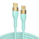 JOYROOM S-2050N18-10 100W Type-C / USB-C to Type-C / USB-C Liquid Silicone Charging Cable, Length:2m(Green) - 1
