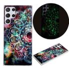 For Samsung Galaxy S22 Ultra 5G Luminous TPU Protective Phone Case(Mandala Flower) - 1