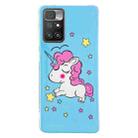 For Xiaomi Redmi 10 Luminous TPU Protective Phone Case(Star Unicorn) - 1