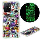 For Xiaomi 11T / 11T Pro Luminous TPU Protective Phone Case(Graffiti) - 1