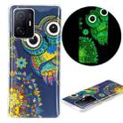 For Xiaomi 11T / 11T Pro Luminous TPU Protective Phone Case(Blue Owl) - 1