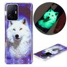 For Xiaomi 11T / 11T Pro Luminous TPU Protective Phone Case(Starry Sky Wolf) - 1