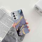 For Samsung Galaxy S22 Ultra 5G Glitter Marble Phone Case(Twilight Black) - 1